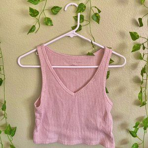 American Eagle Outfitters Ribbed Cropped Top 🦅